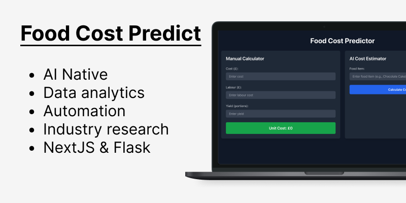 Cover Image for AI Food Cost Predictor