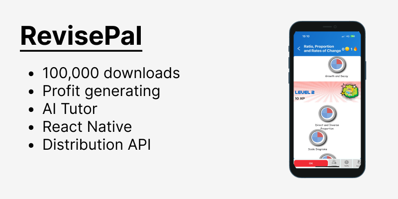 Cover Image for RevisePal (Funded) - 100,000 downloads